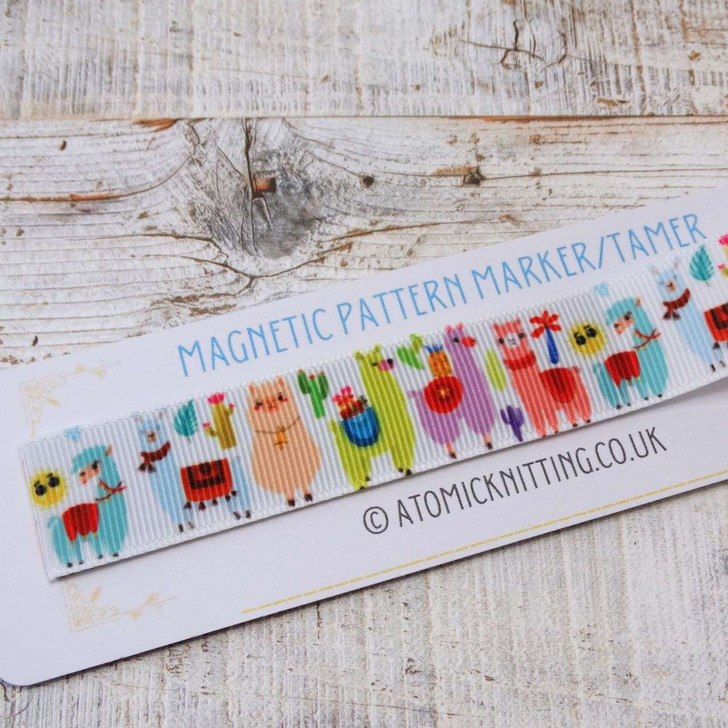 NEW! One Magnetic Pattern Marker/Tamer - Party Alpaca