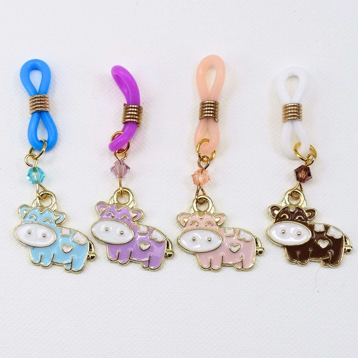 New! Drove of Cows Knitting Needle Holder Set of 4 to fit up to 4mm needles