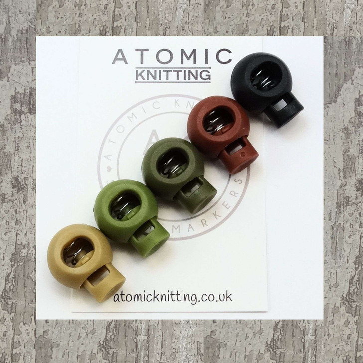 Limited Edition - 5.5mm Spring Cord Lock Set x 5 | Cardamon