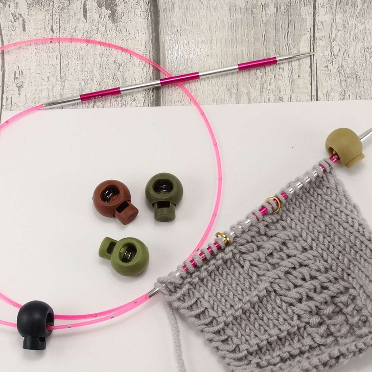 Limited Edition - 5.5mm Spring Cord Lock Set x 5 | Purple Sage