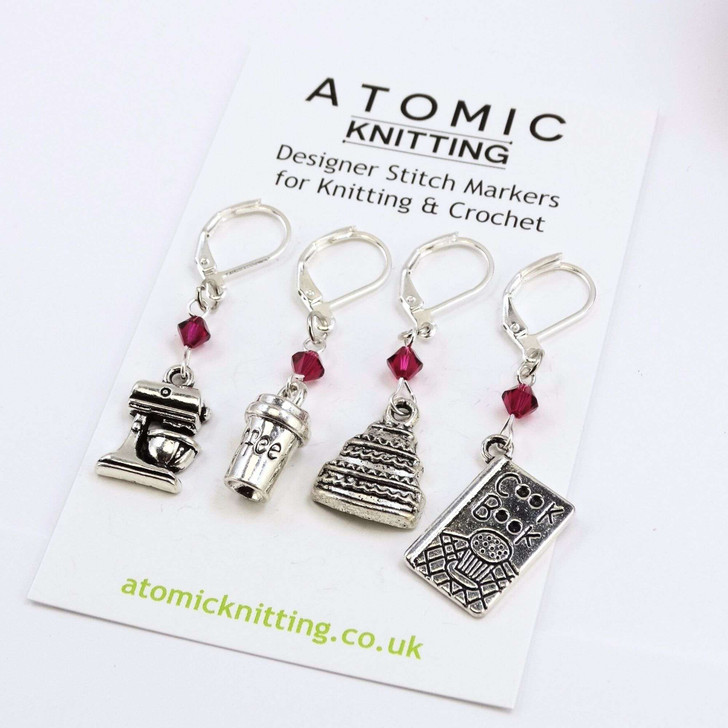 New! Bake Off Stitch Markers - Set of 4