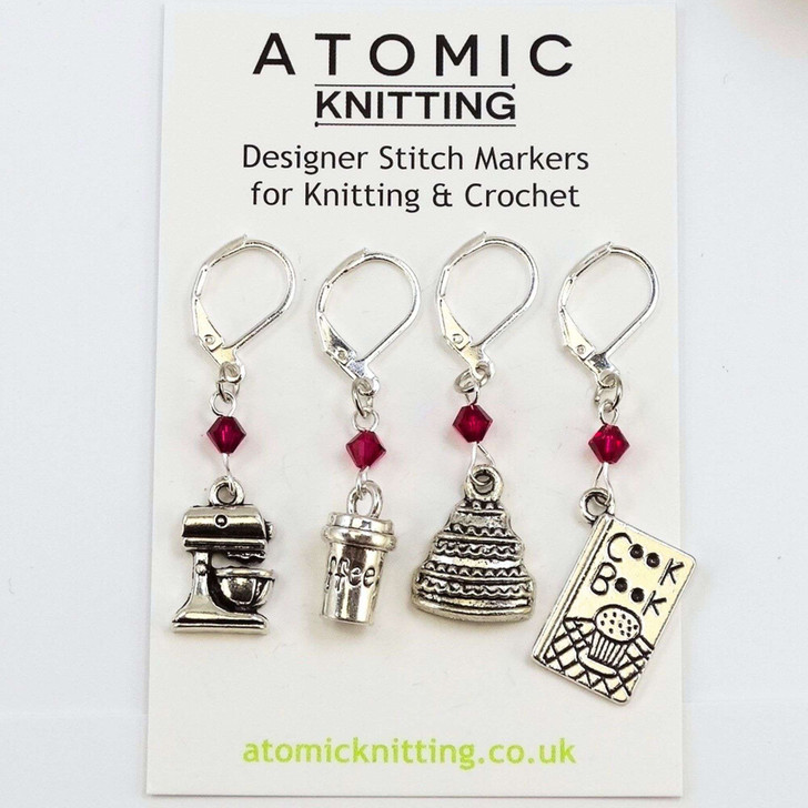 New! Bake Off Stitch Markers - Set of 4