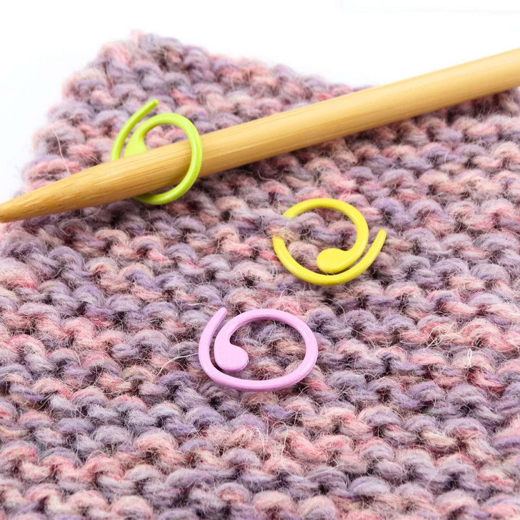 Open Ring Removable Stitch Markers for Knitting x 16 | Set C
