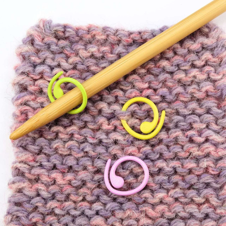 Open Ring Removable Stitch Markers for Knitting x 12 | Set D