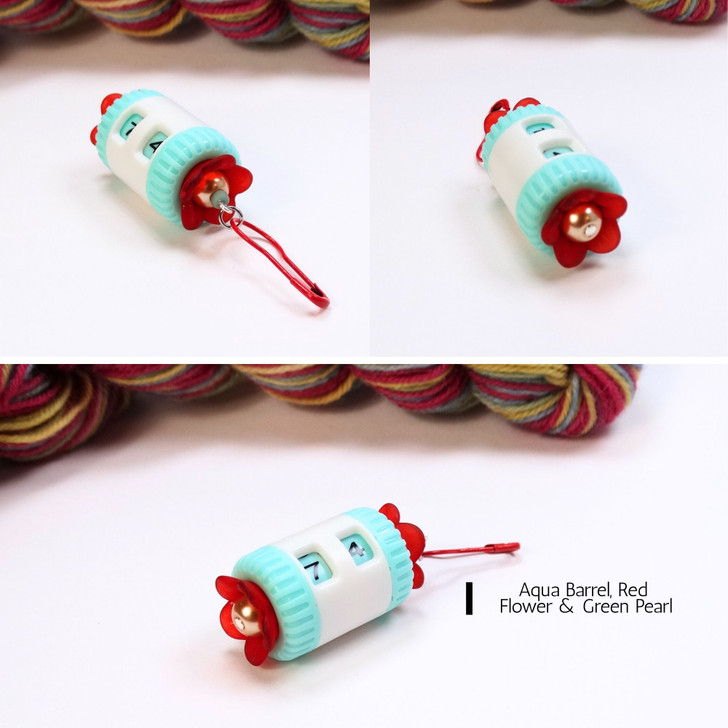 Fairy Garden - Twist Barrel 99 Row Counter for Knitting and Crochet