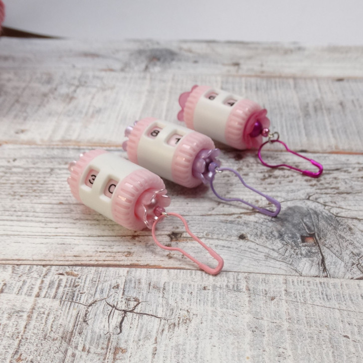 Fairy Garden - Twist Barrel 99 Row Counter for Knitting and Crochet