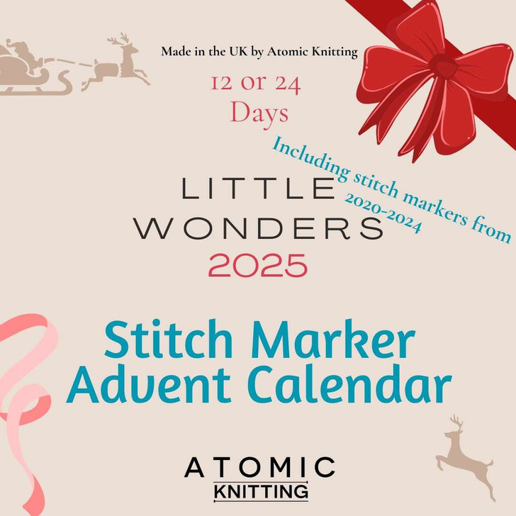 PRE-ORDER 2025 Little Wonders Stitch Marker Advent Countdown Calendar - Knitting & Crochet Options