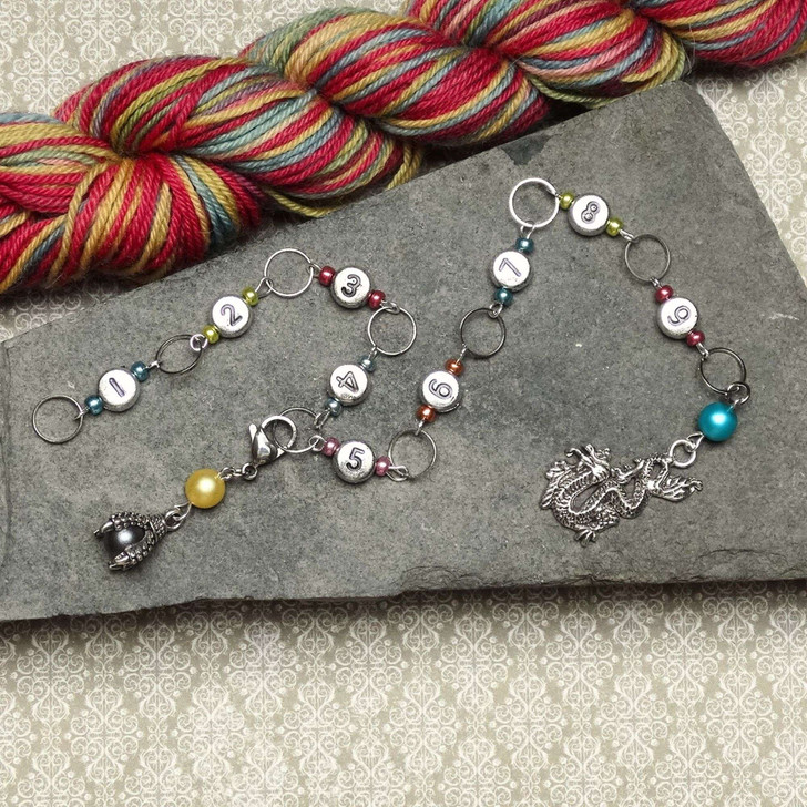 Dragon & Dragon Egg | Row Counter Chain