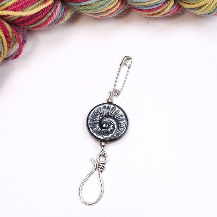 Dark Ammonite Lightweight Portuguese Knitting Pin