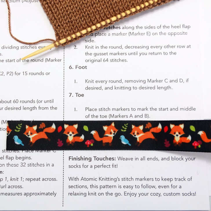 Happy Foxes - One Magnetic Pattern Marker Guide/Tamer