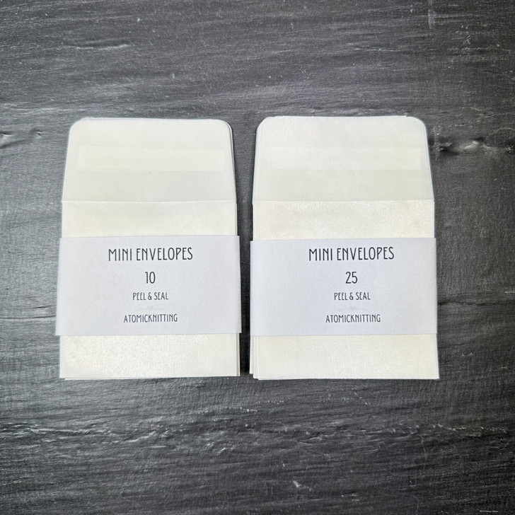 Mini Glassine Envelopes with Peel & Seal 65 x 65mm SQUARE Bag | UK Made