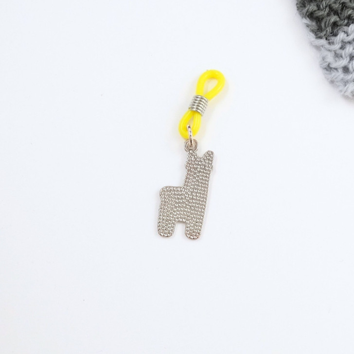 Lemon Alpaca Knitting Needle Holder to fit up to 4mm needles