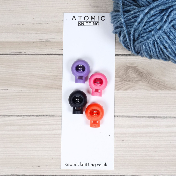 Cable Locks - Circular Needle Cord Stops | Limited Edition - 5.5mm x 4 | 1985 Mix