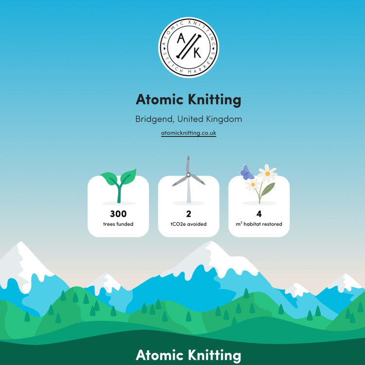 Ecologi Donation Update | Atomic Knitting