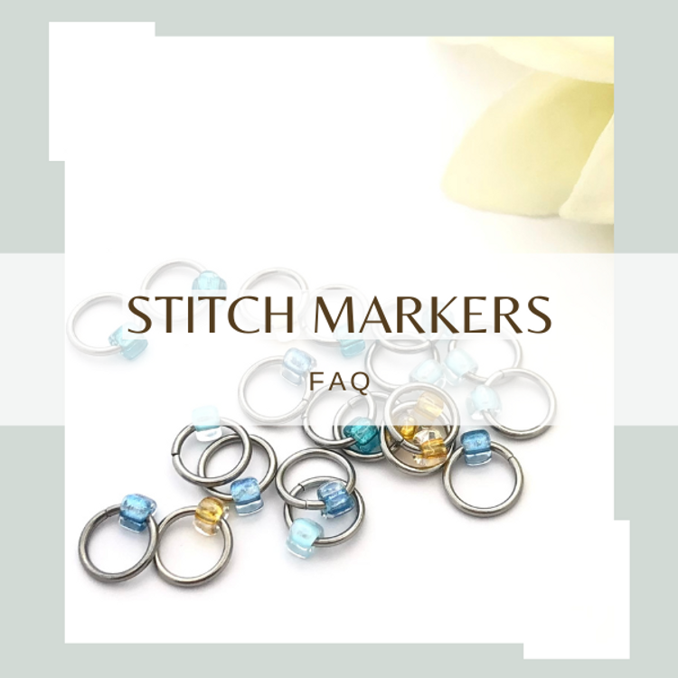 2023 Knit Round Stitch Marker Set - Acrylic - NEW COLORS!