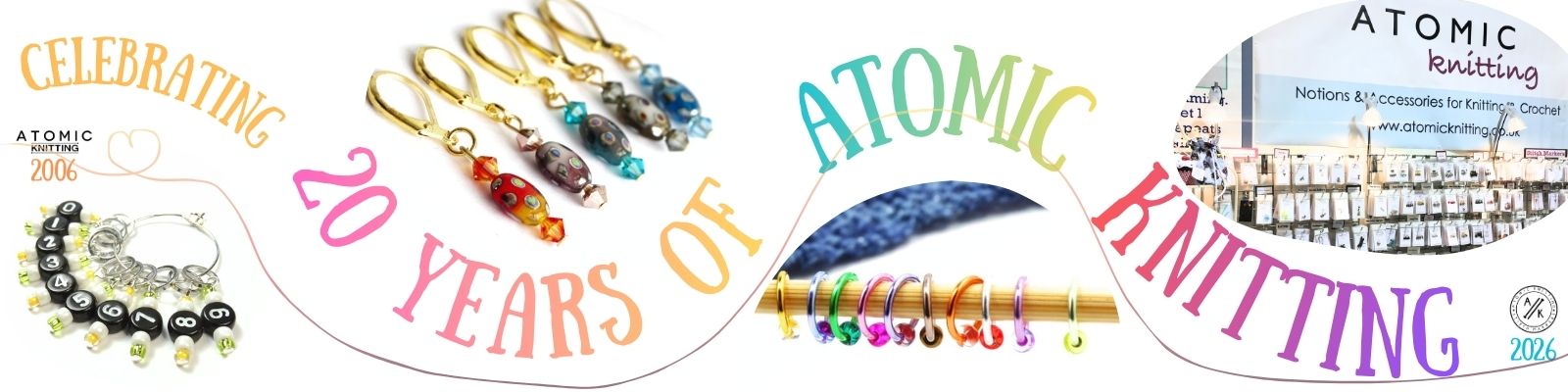 20 Years of Atomic Knitting Stitch Markers