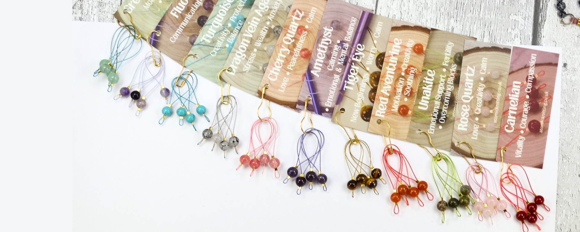 Gemstone Looper Stitch Markers
