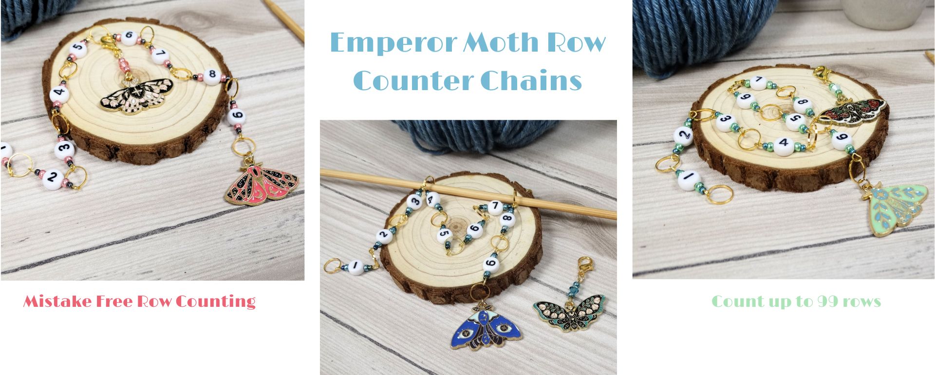 Knitting Row Counter Chains for Knitting
