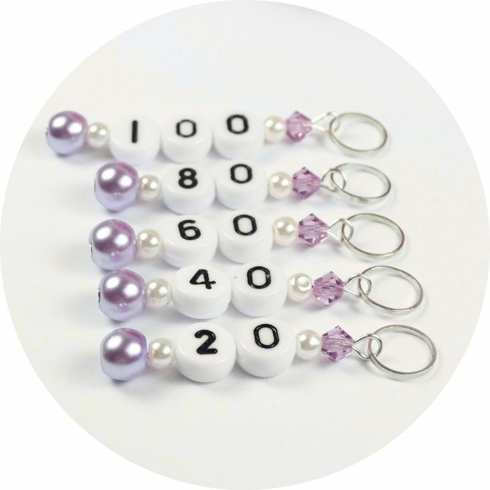 Cast On Numbered Stitch Markers
