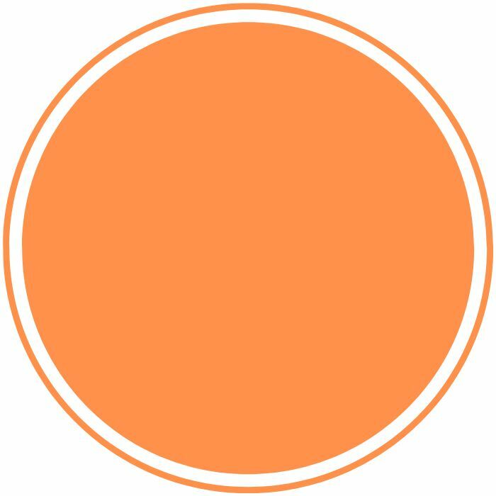 Orange Stitch Markers