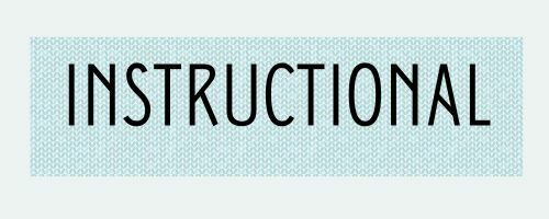 Instruction Stitch Marker k2tog, ssk