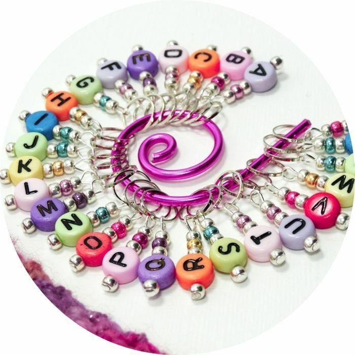 Letter Stitch Markers