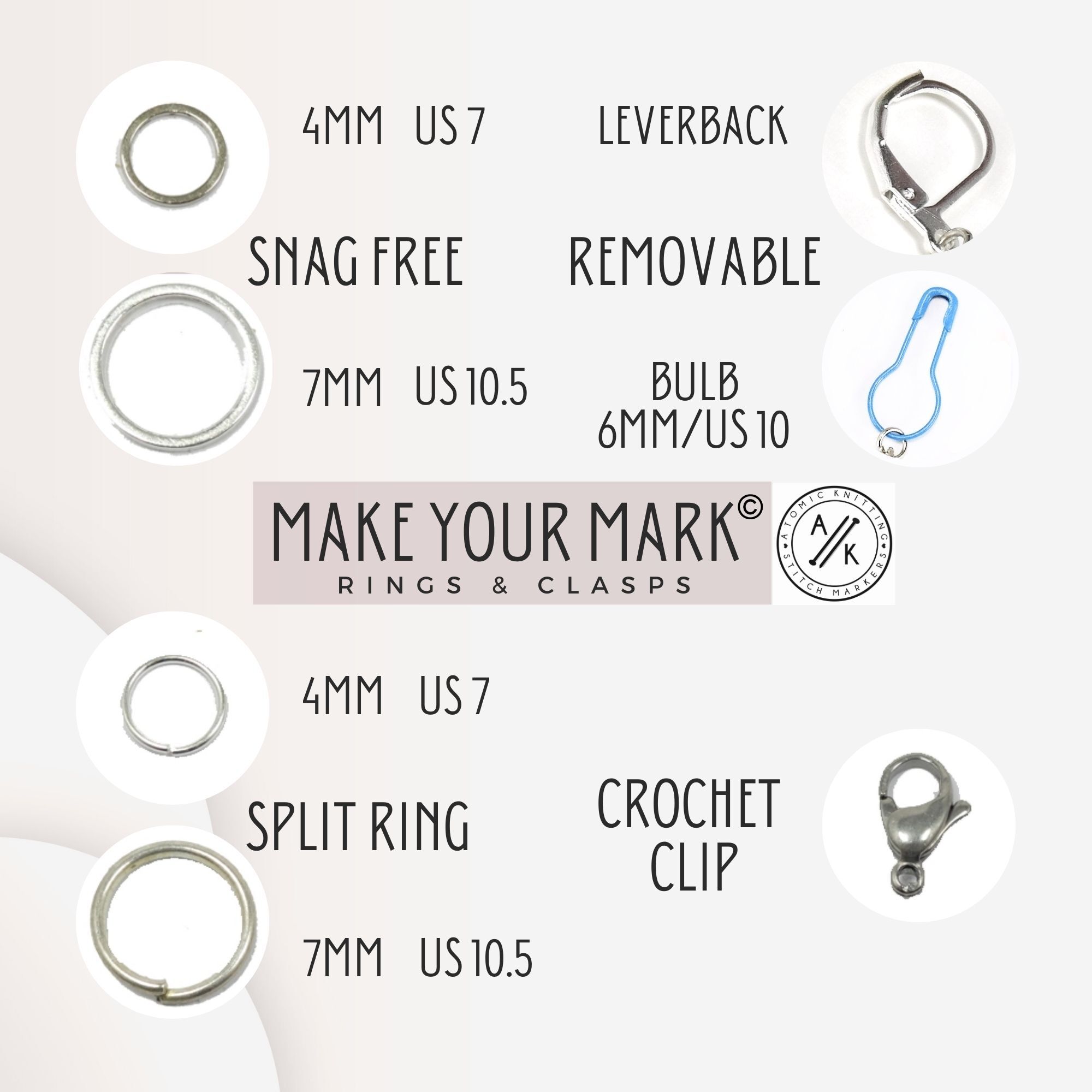 Make Your Mark - custom stitch markers