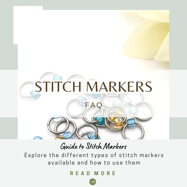 Stitch Markers, Row Markers, Knitting Supplies, Crochet Supplies, Fibre  Arts Supplies, Notions. 