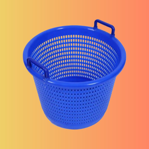 44 litre blue chipping basket for potato preparation