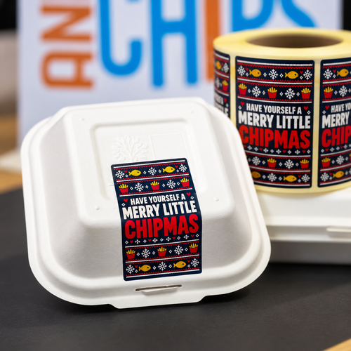 Merry Little Chipmas Labels
