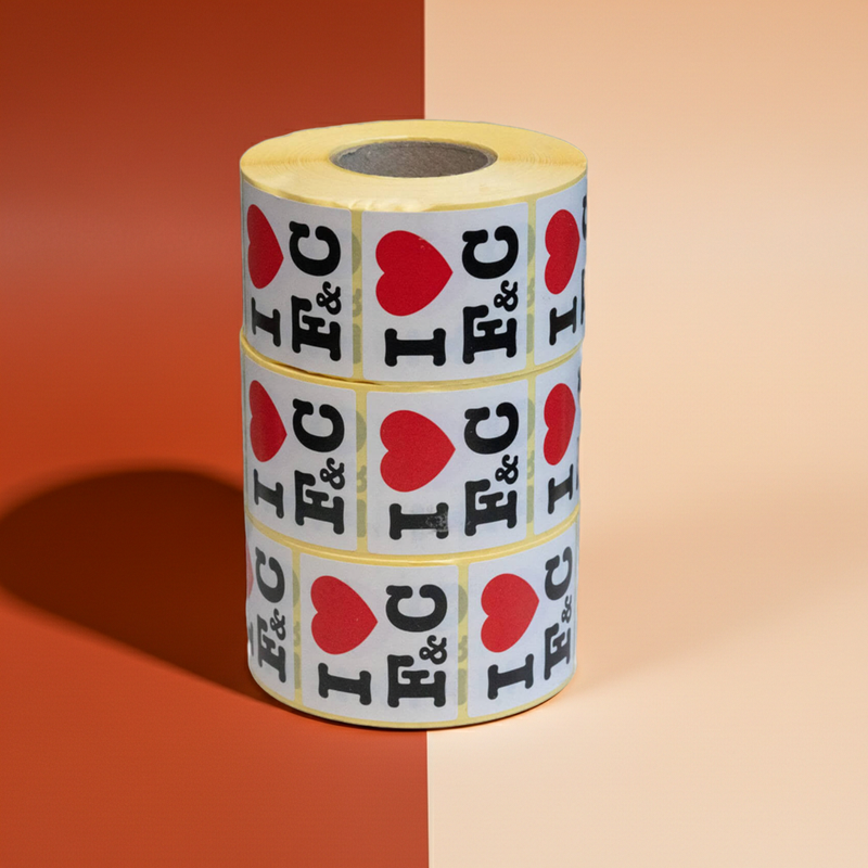 I Love Fish & Chips Labels