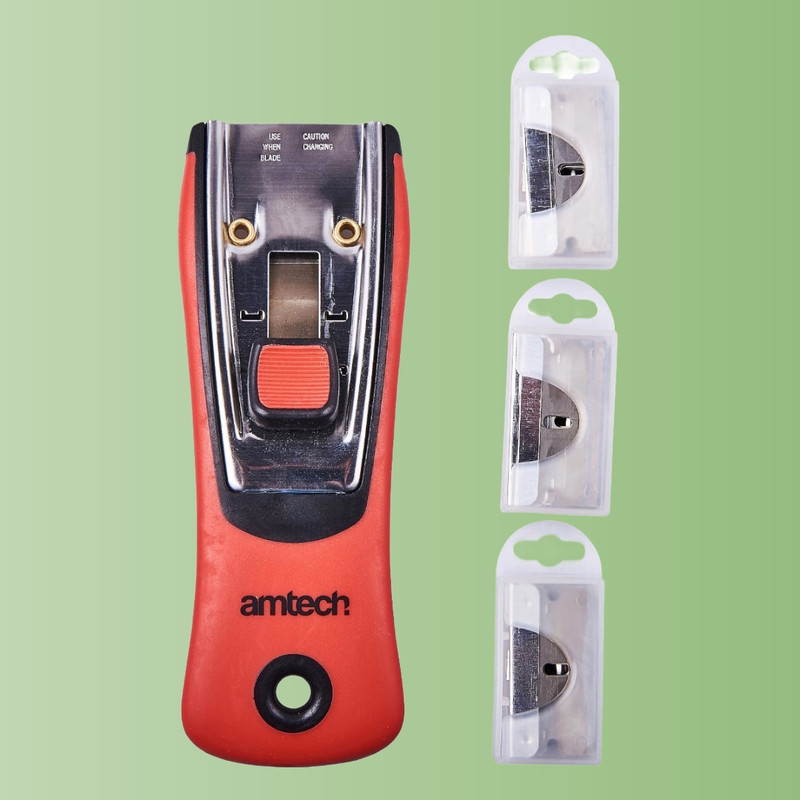 Heavy Duty Scraper with 30 Spare Blades