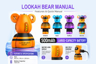 Lookah Bear 510 Cart Battery Operation Manual