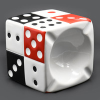 Ceramic Cube Ashtray