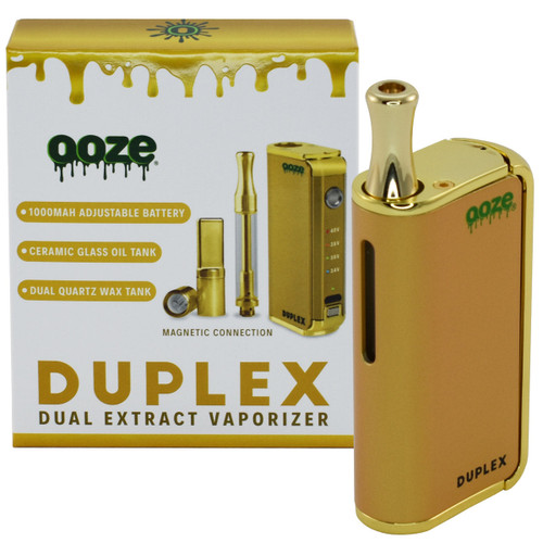 Ooze Duplex Dual Extract 510 Thread Vape Cart Battery Starter Kit