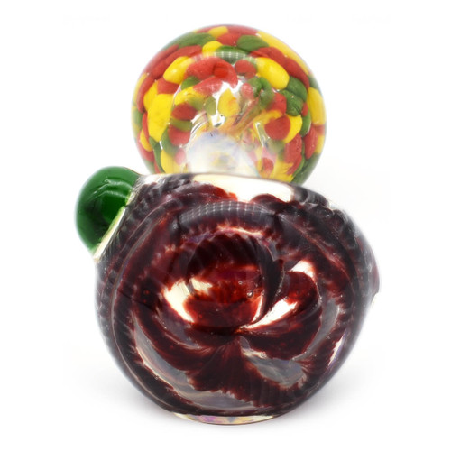Glass Coral Marble Hand Medium Pipe