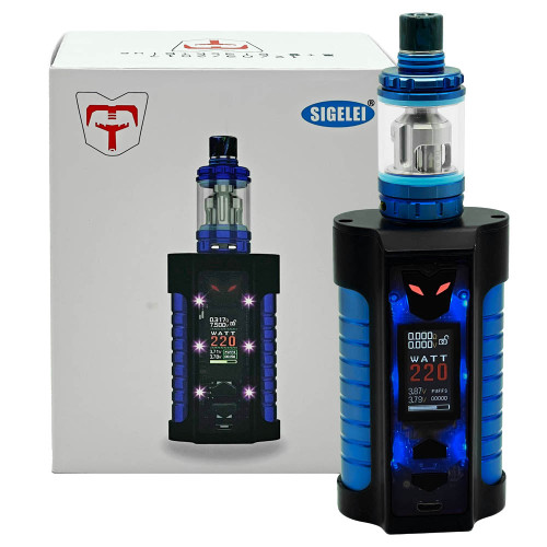 Sigelei MT 220W TC Box MOD Vape Kit for E-Liquid