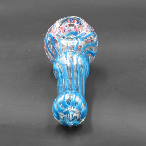Assorted 4-Inch Double Glass Hand Pipes - 4INDBL