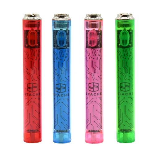 Stache Transparent 510 Thread Vape Cart Pen Battery