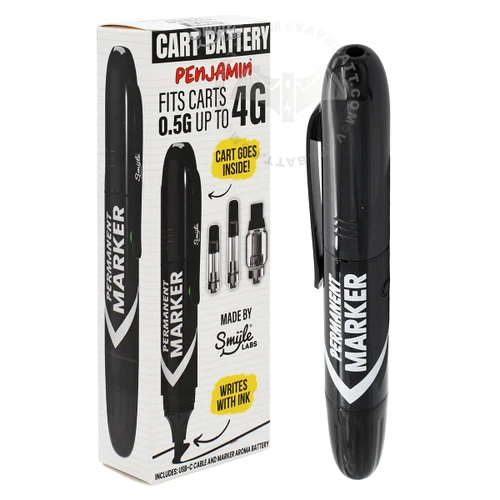 Smyle Labs Permanent Marker Penjamin Cart Pen Battery