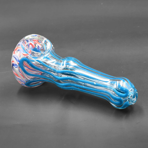 Assorted 4-Inch Double Glass Hand Pipes - 4INDBL