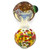 Glass Spoon Pipe - Rasta Snake Style Design