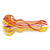 Small Glass Spoon Pipe - Fire Lines