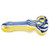 Small Glass Spoon Pipe - Electric Lines