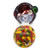 Glass Coral Marble Hand Medium Pipe