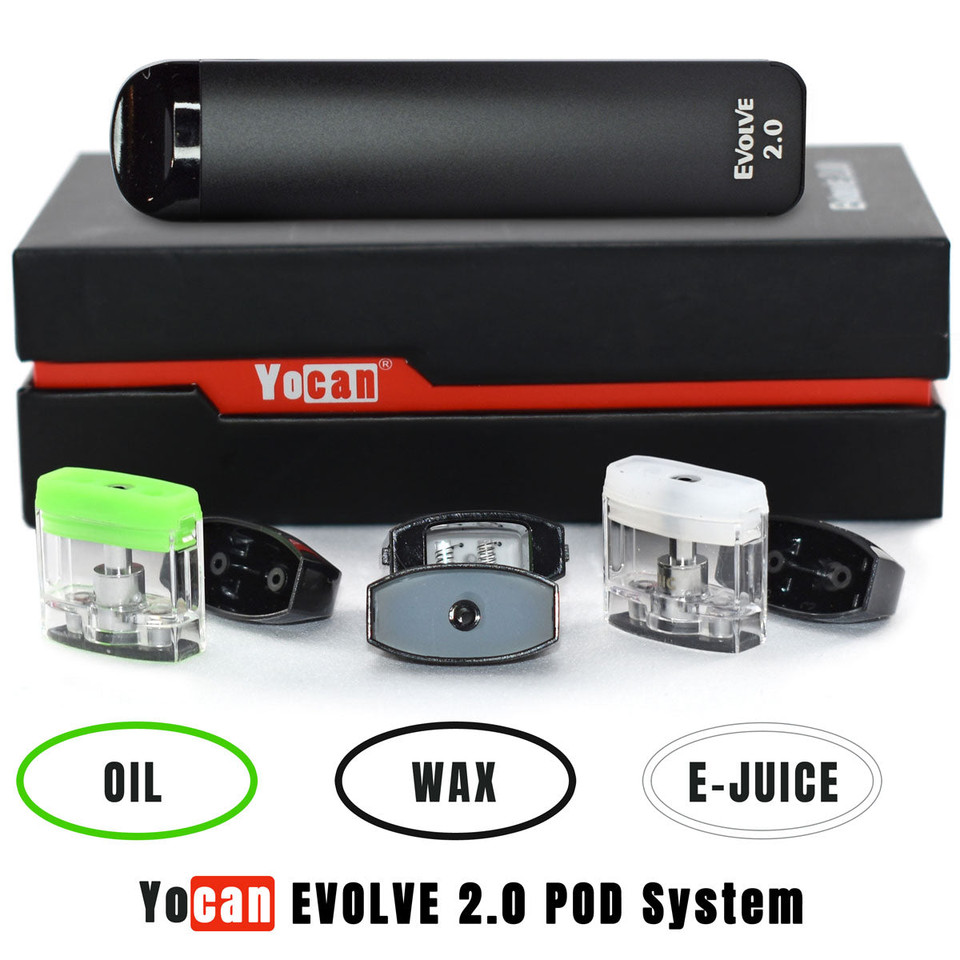 Yocan Evolve 2.0 POD System for Wax Ejuice & Oil