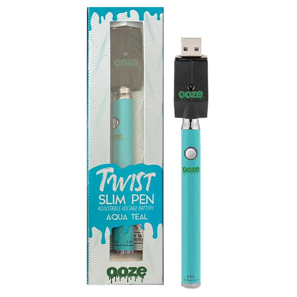 Ooze Slim Twist 510 Thread Vape Cart Pen Battery