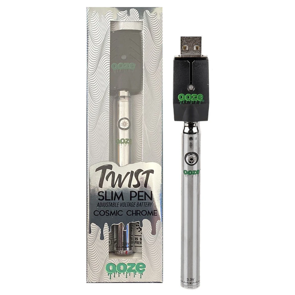 Ooze Slim Twist 510 Thread Vape Cart Pen Battery