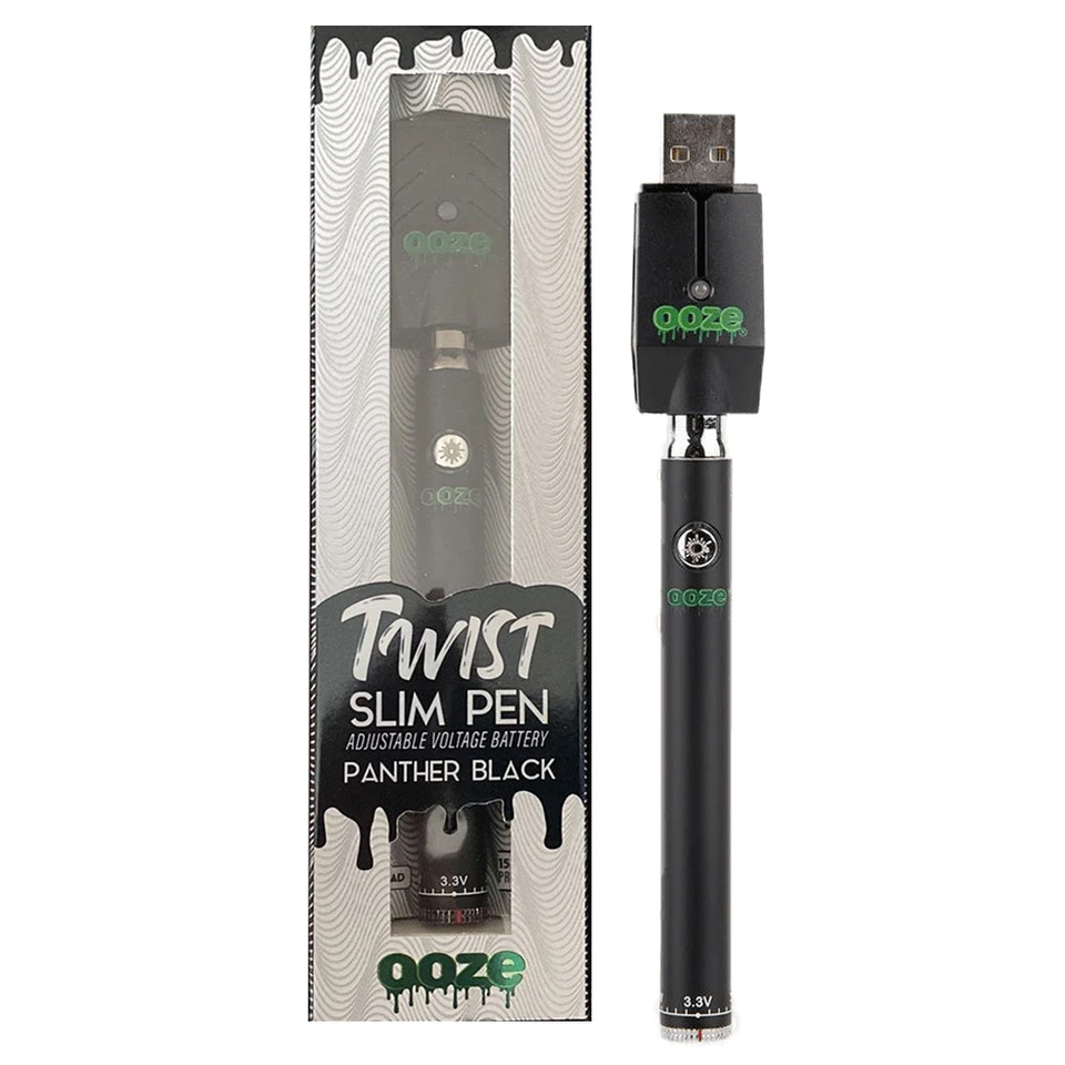 Ooze Slim Twist 510 Thread Vape Cart Pen Battery
