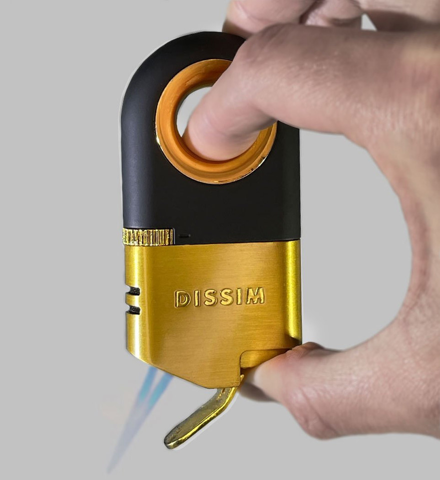 Dissim Dual Torch Dab Lighter with Inversion Technology